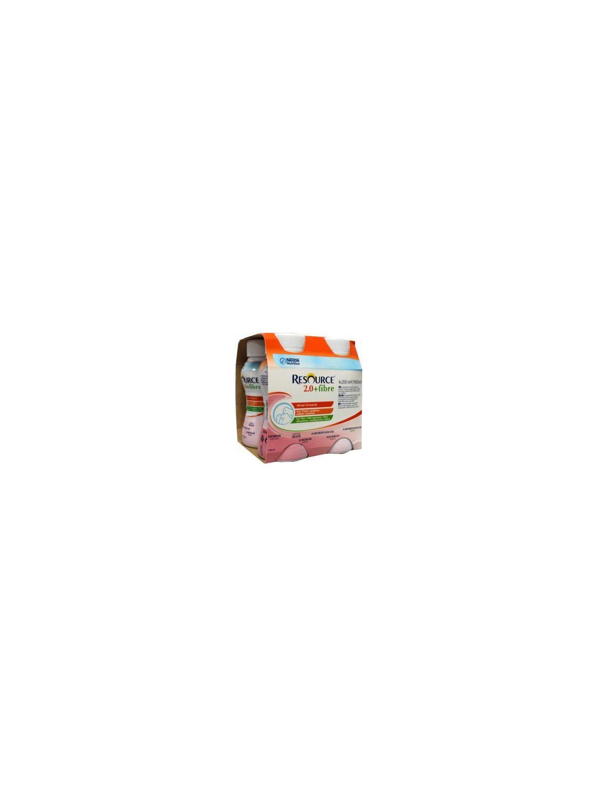 2-0 Fibre aardbei 200 gram