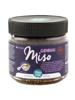 Genmai miso ongepasteuriseerd glas bio