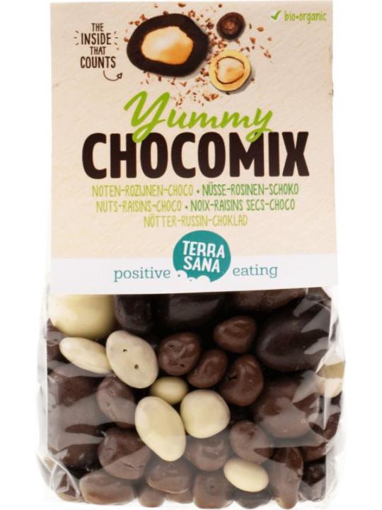 Yummy chocomix noten rozijnen choco bio