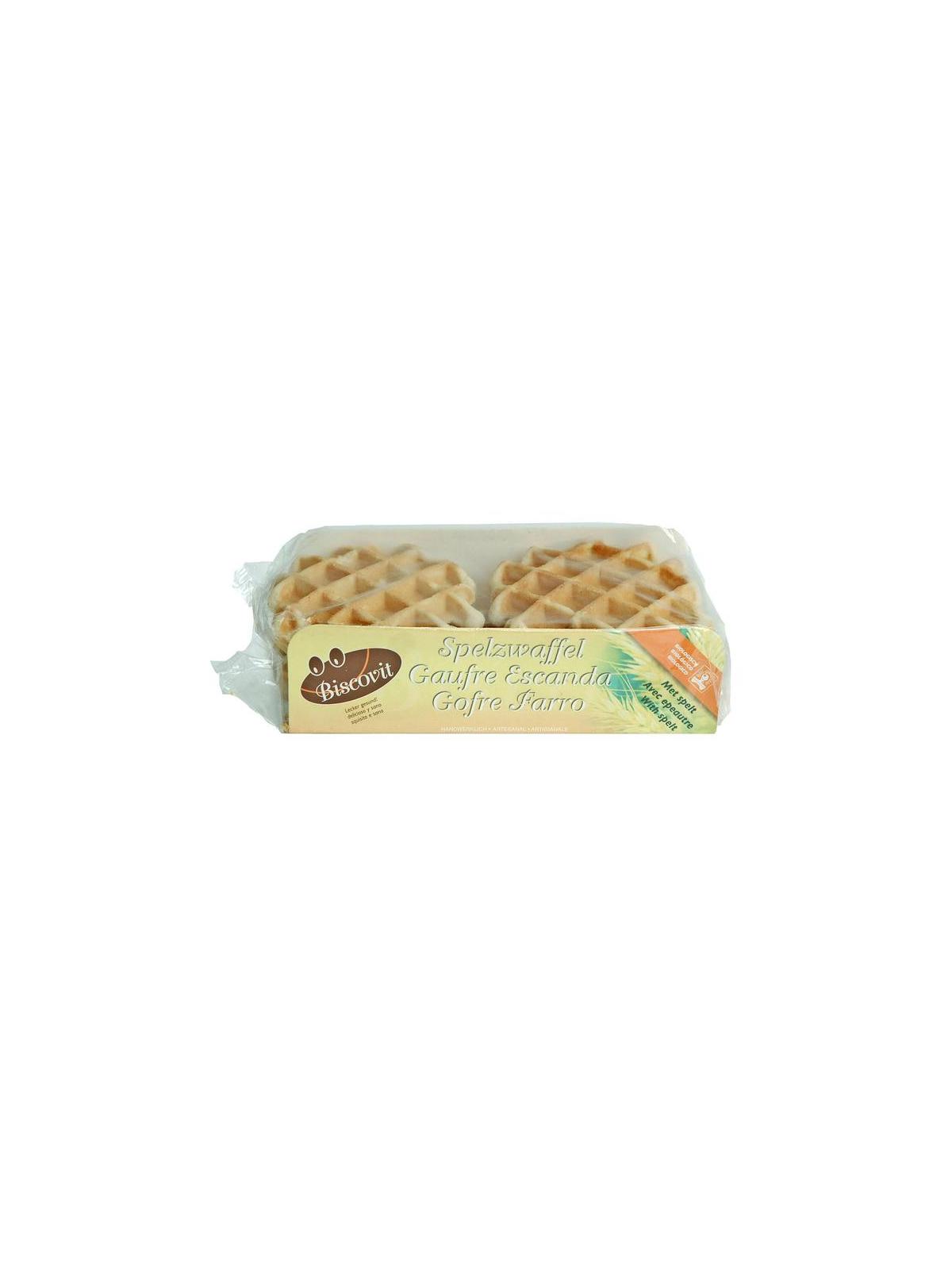 Speltwafel rond bio