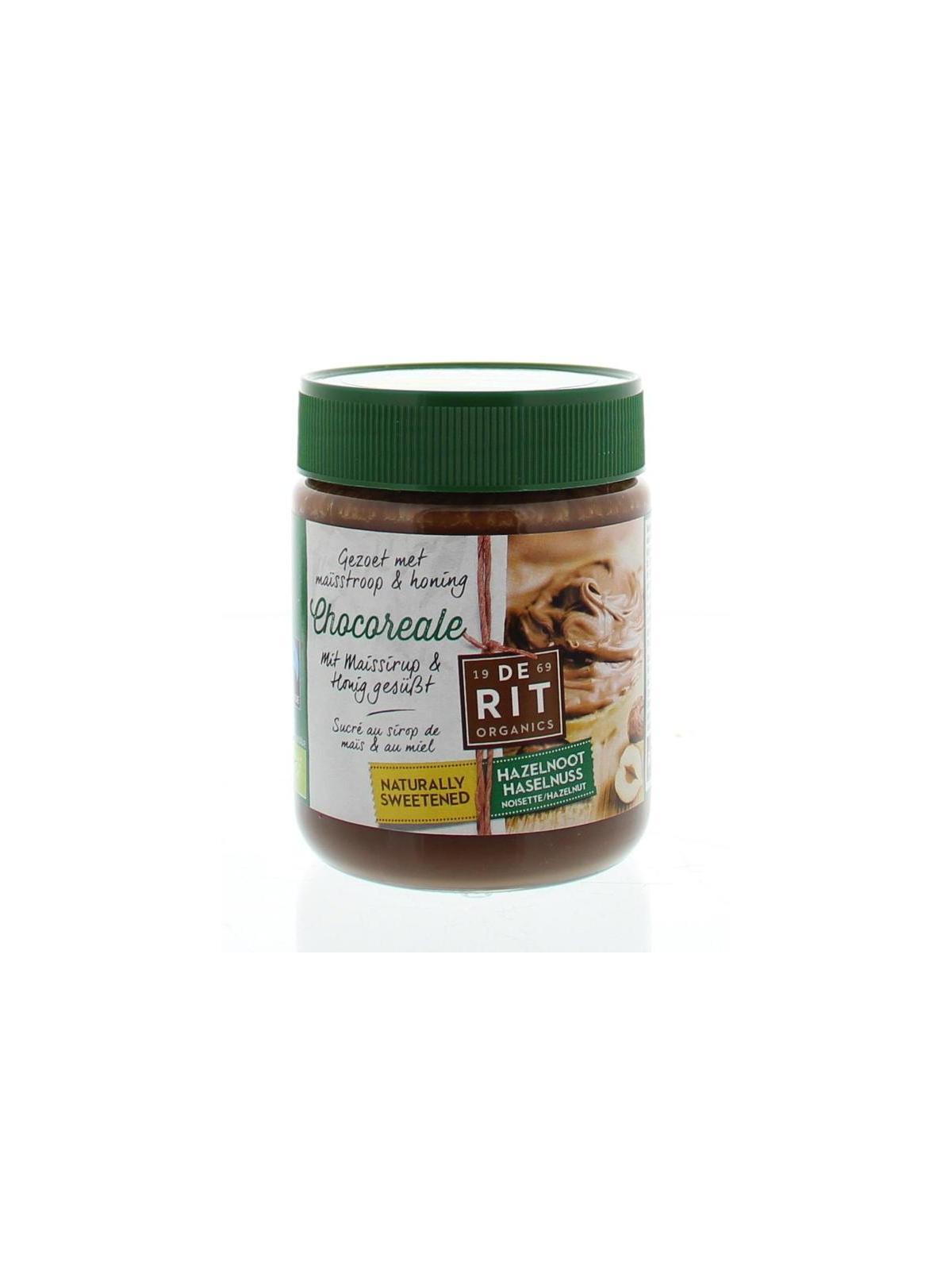 Chocoreale hazelnootpasta natural sweetener bio