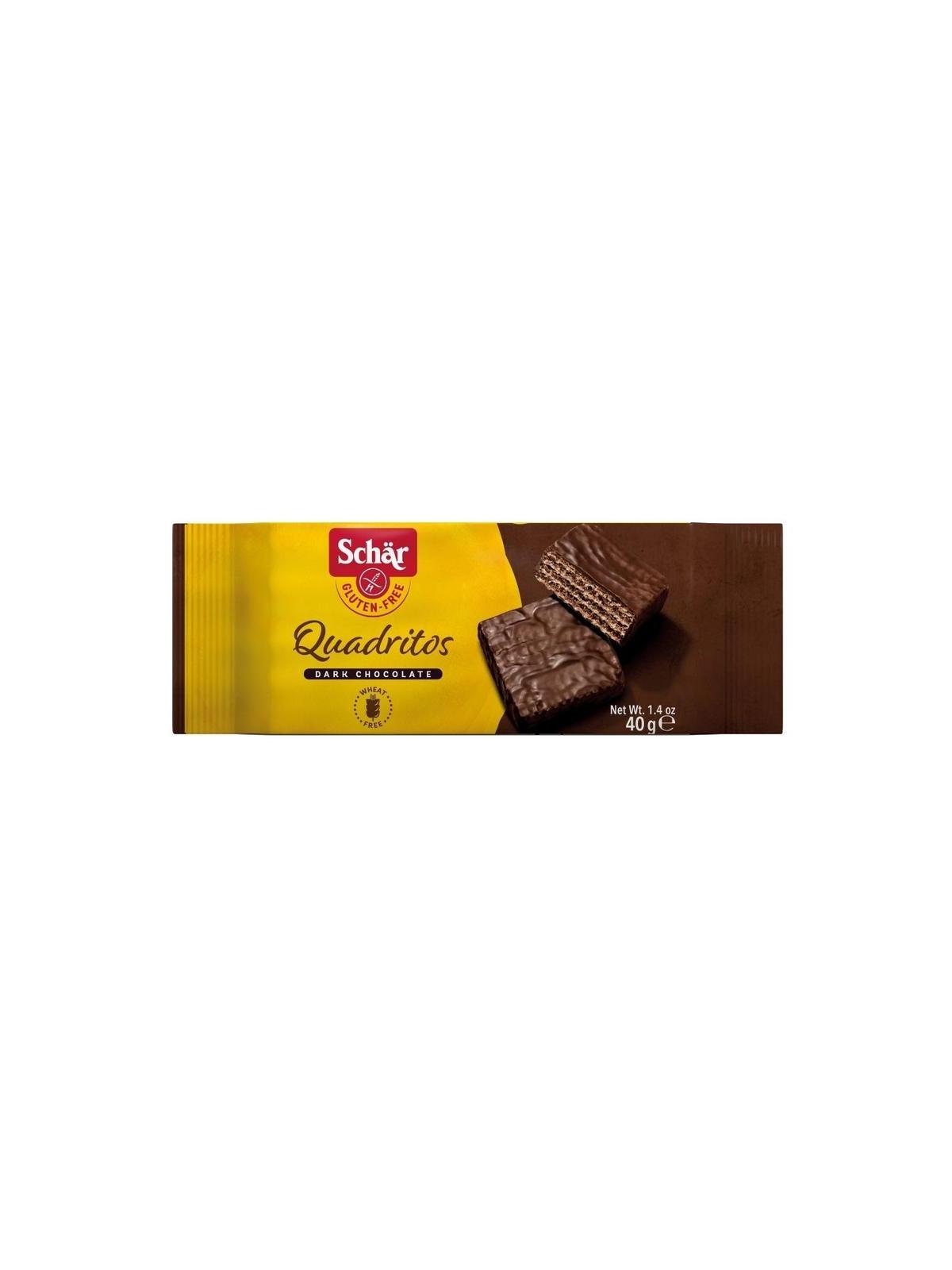 Quadritos cacao wafel