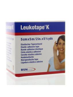 K elastische tape 5m x 5cm huidkleur