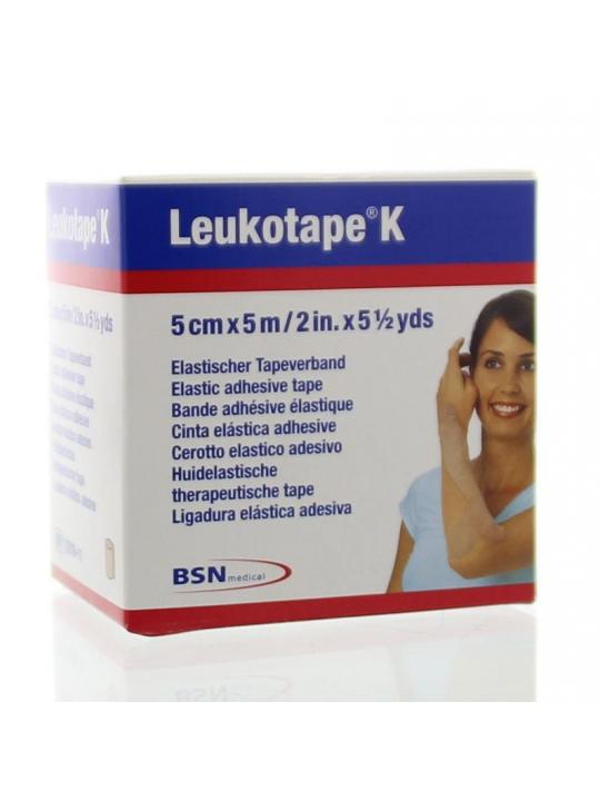 K elastische tape 5m x 5cm huidkleur