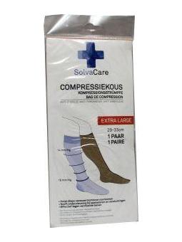 Compressiekous beige XL 29 - 33 cm