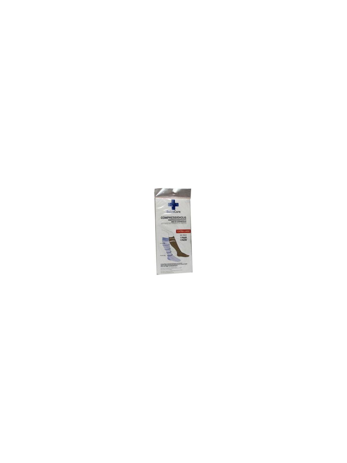 Compressiekous beige XL 29 - 33 cm