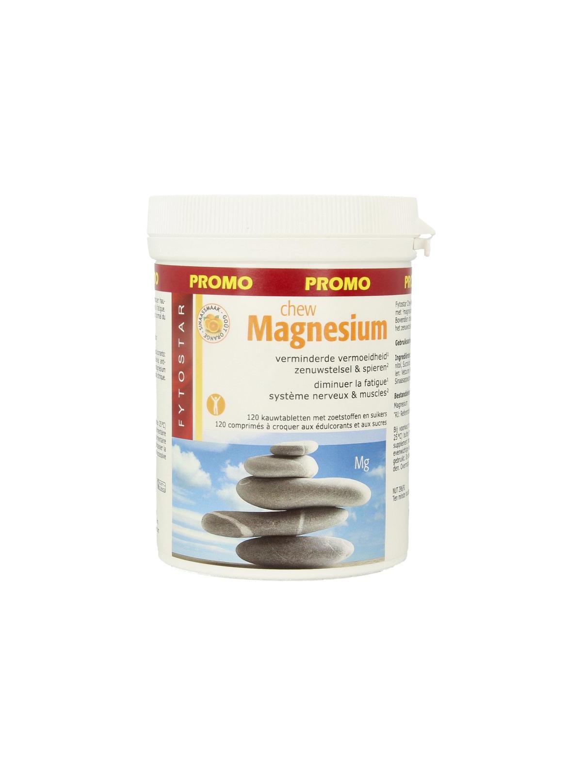 Magnesium chew kauwtabletten