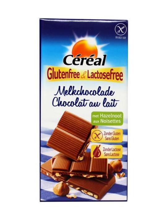 Melkchocolade hazelnoot glutenvrij