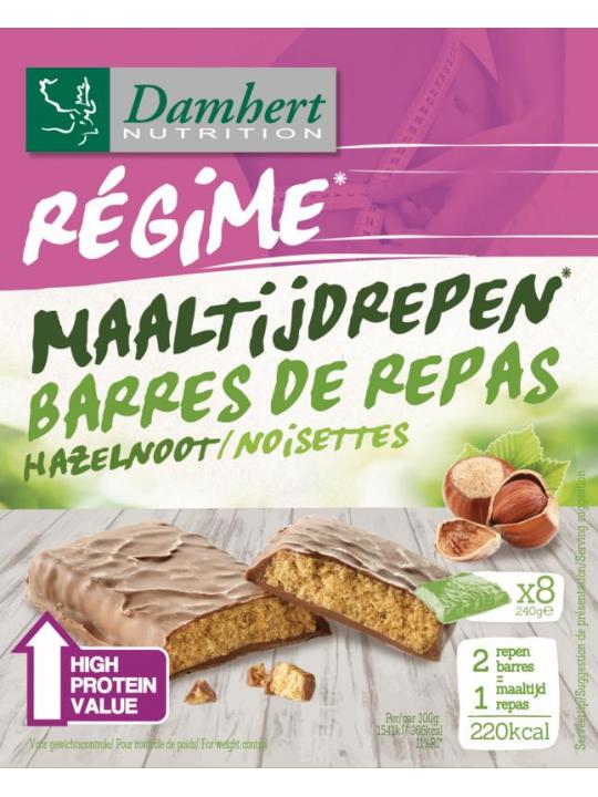 Afslank proteinereep chocolade hazelnoot