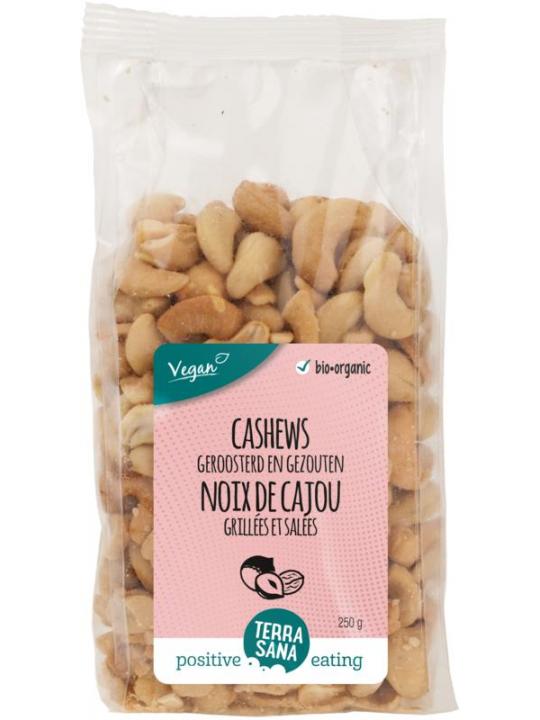 Cashewnoten roasted zout bio