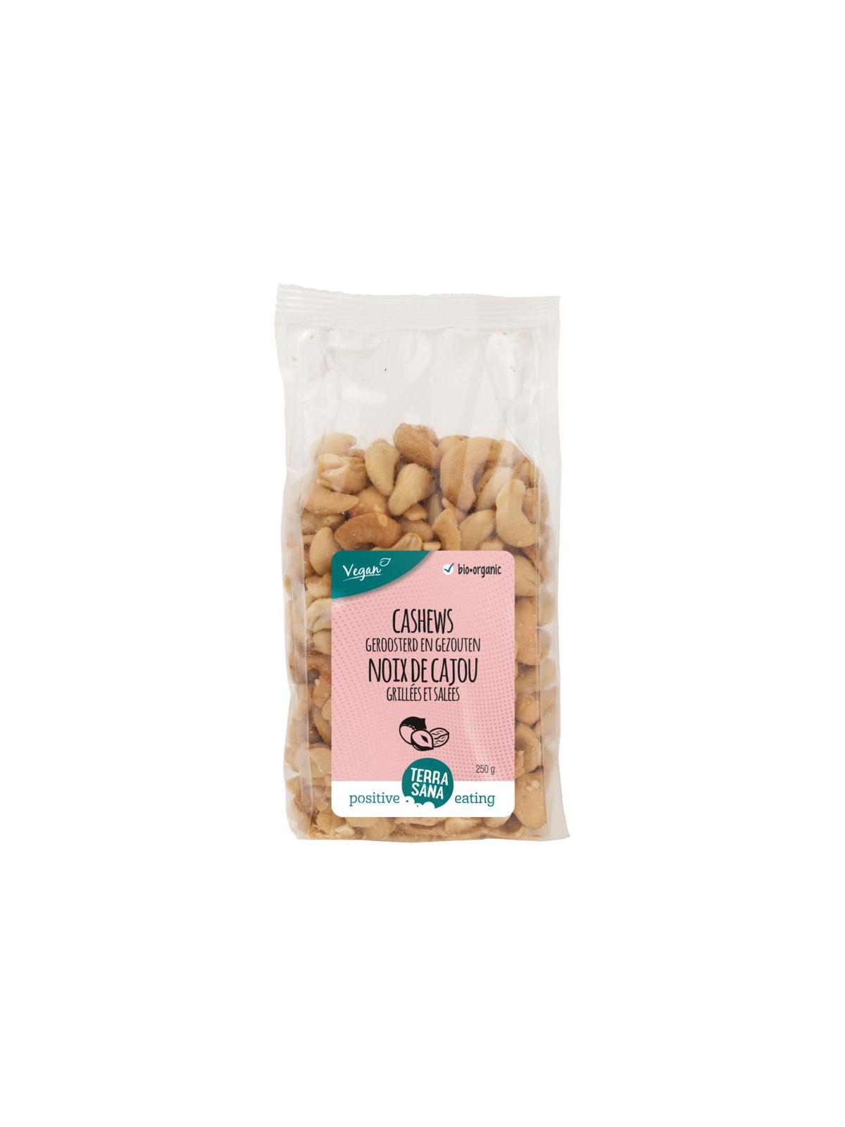 Cashewnoten roasted zout bio