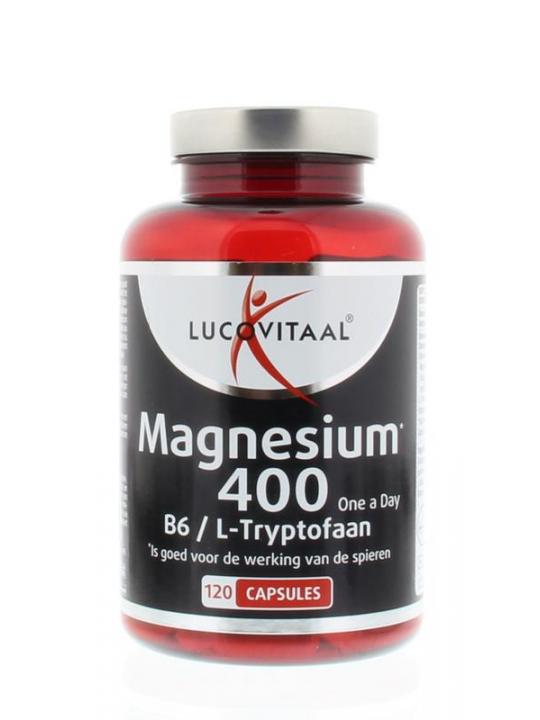 Magnesium 400 met B6 en L-tryptofaan