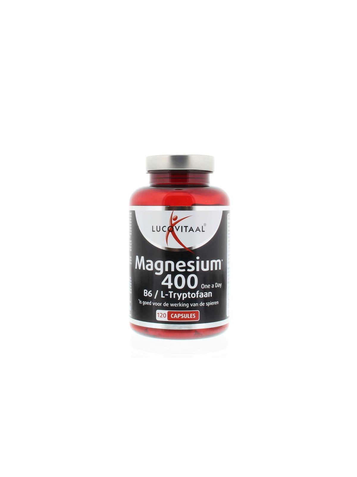 Magnesium 400 met B6 en L-tryptofaan