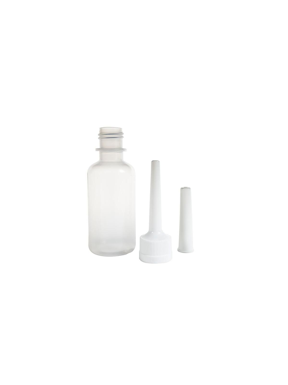 Clysmaflacon bp 60ml LDPE natuurlijk schroefmodel