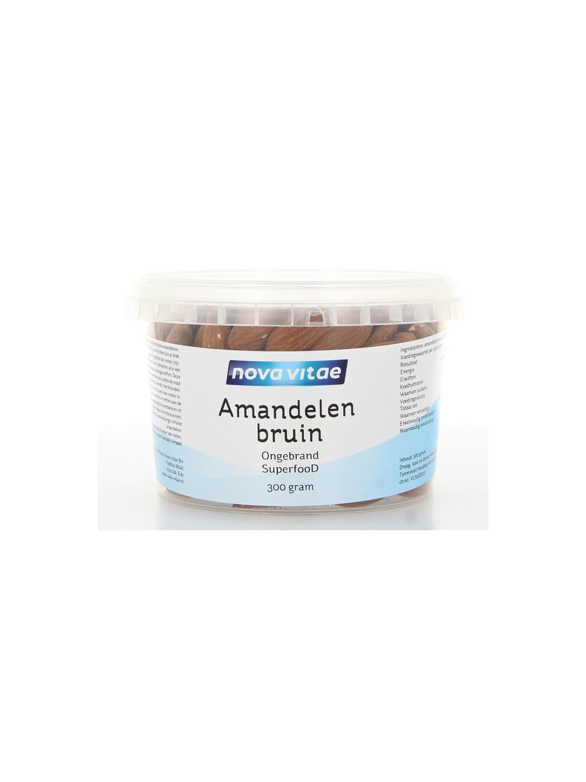 Amandelen bruin ongebrand