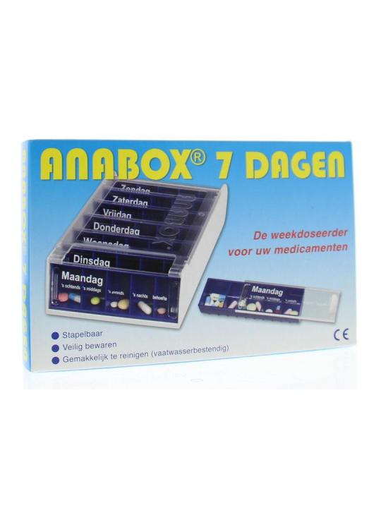 Anabox 7 dagen blauw