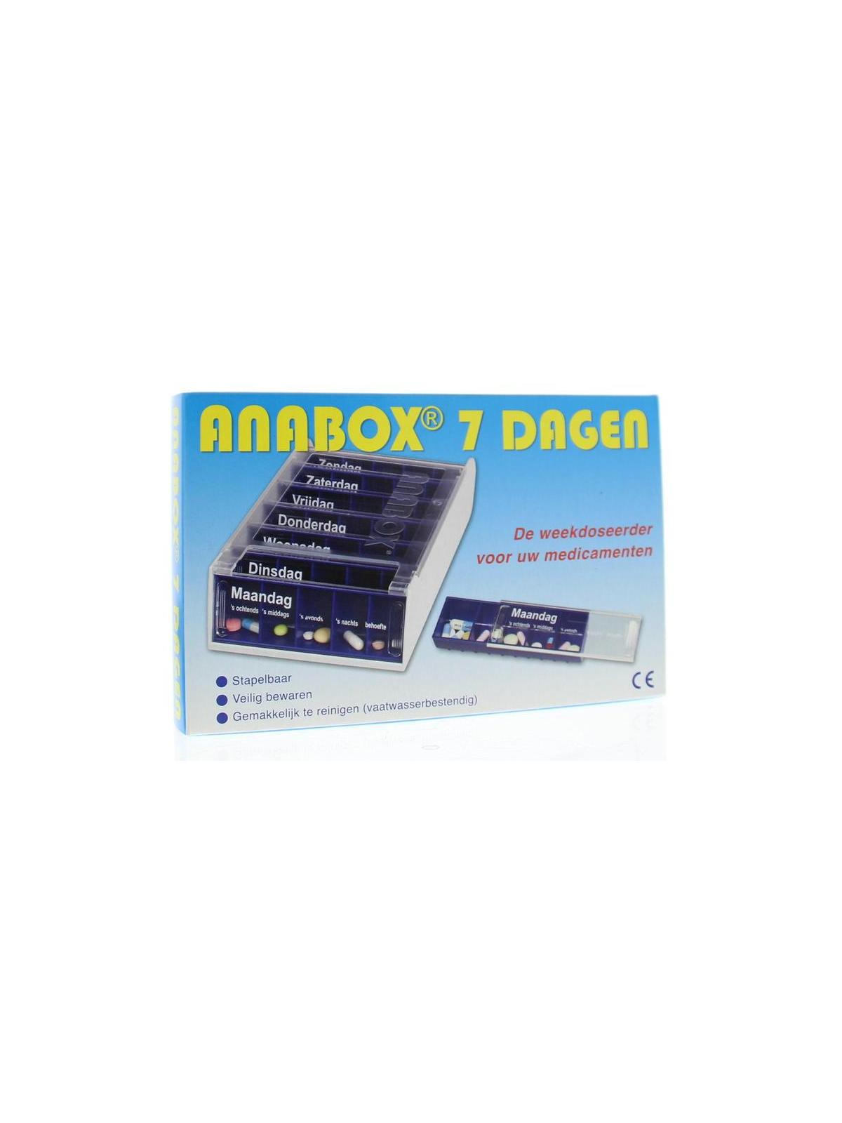 Anabox 7 dagen blauw