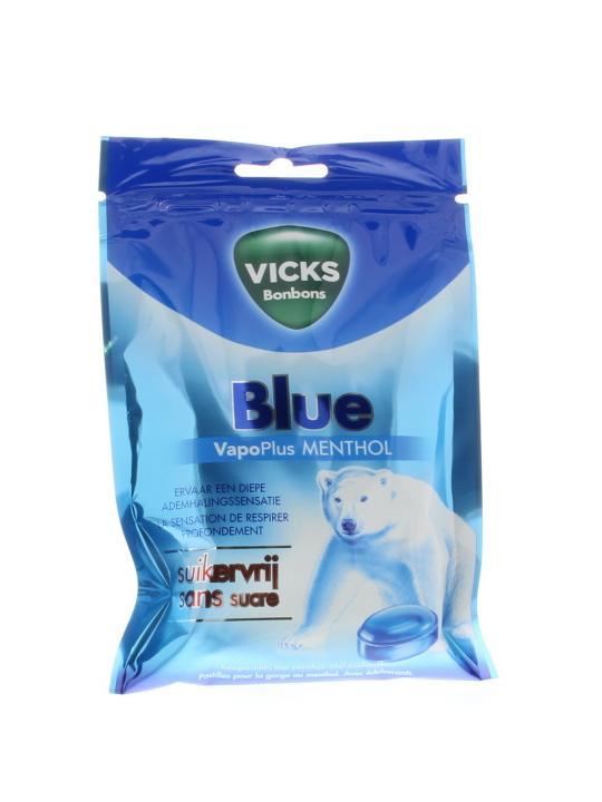 Blue menthol suikervrij bag