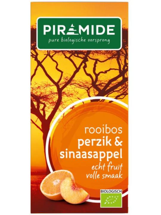 Rooibos perzik sinaasappel thee bio