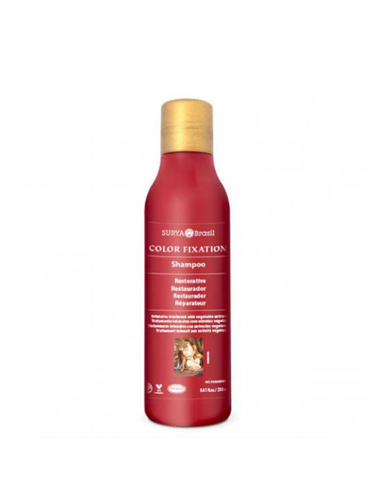 Color fixation shampoo