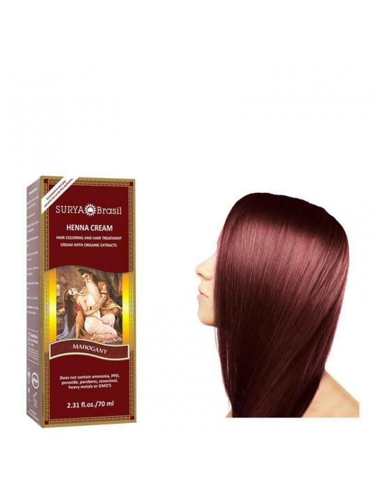 Henna haarverf creme mahogany