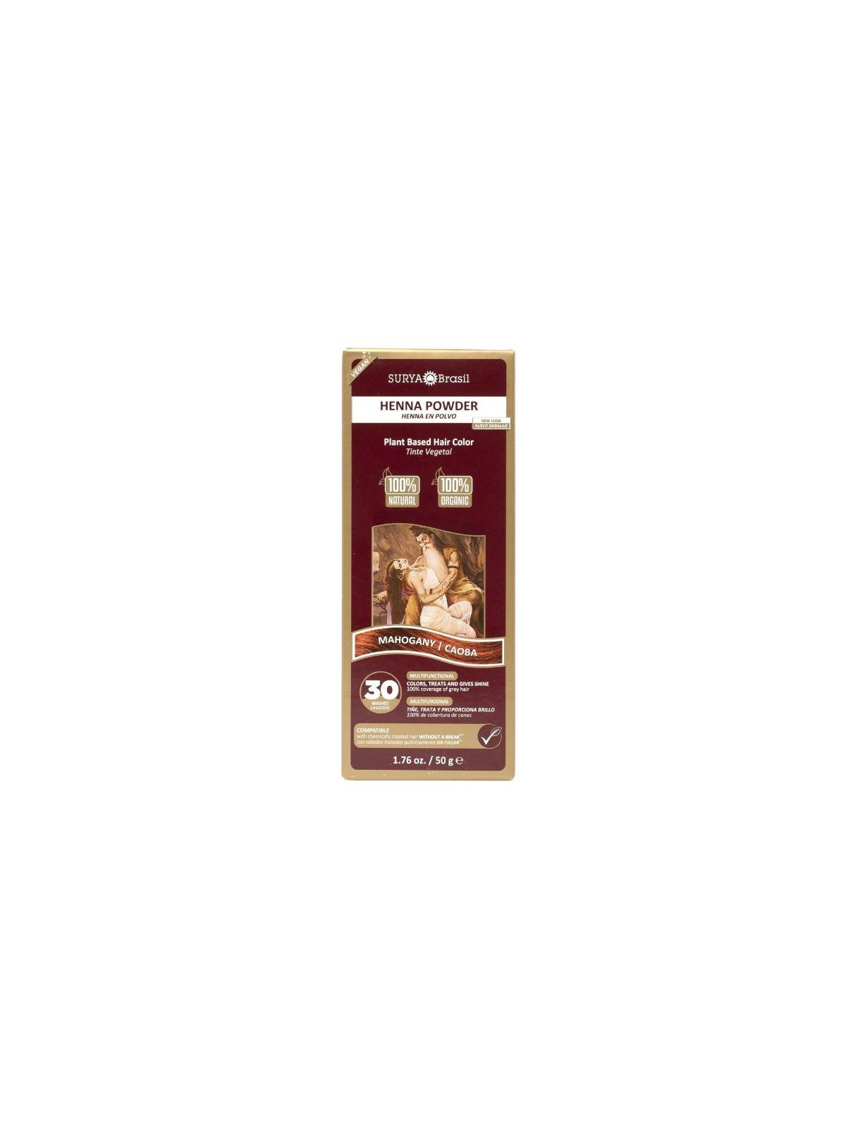 Henna haarverf poeder mahogany