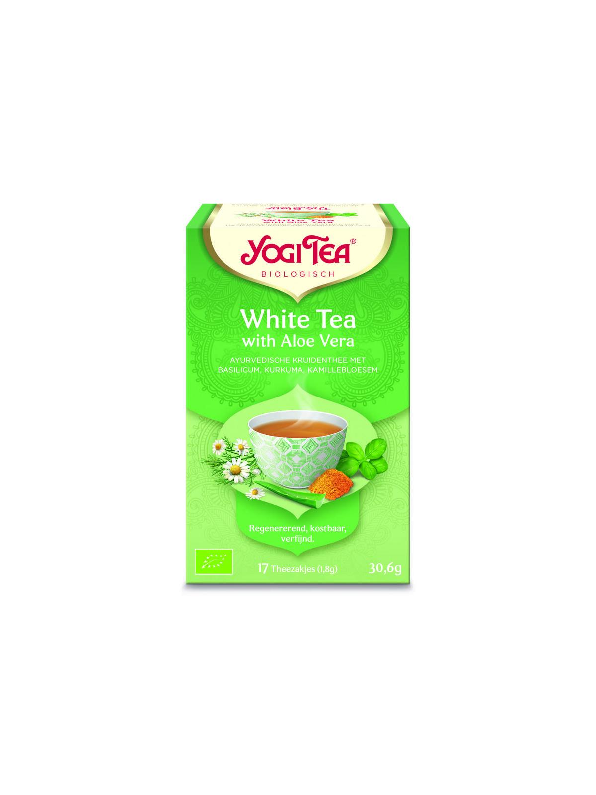 White tea with aloe vera bio