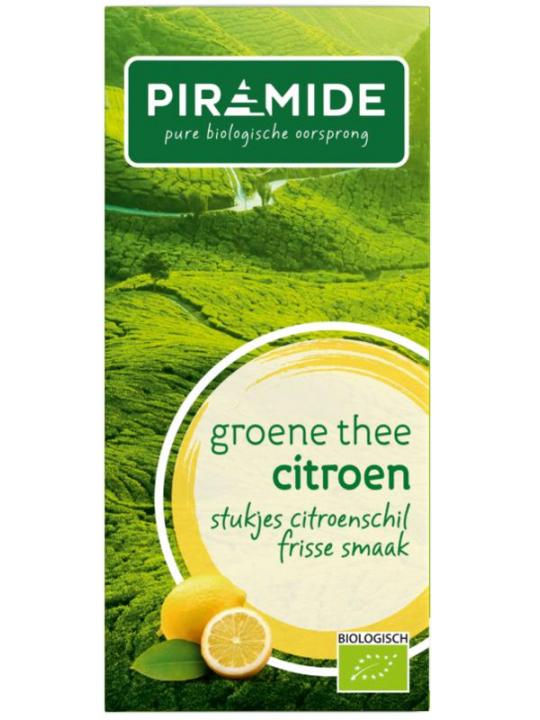 Groene thee met citroen eko bio
