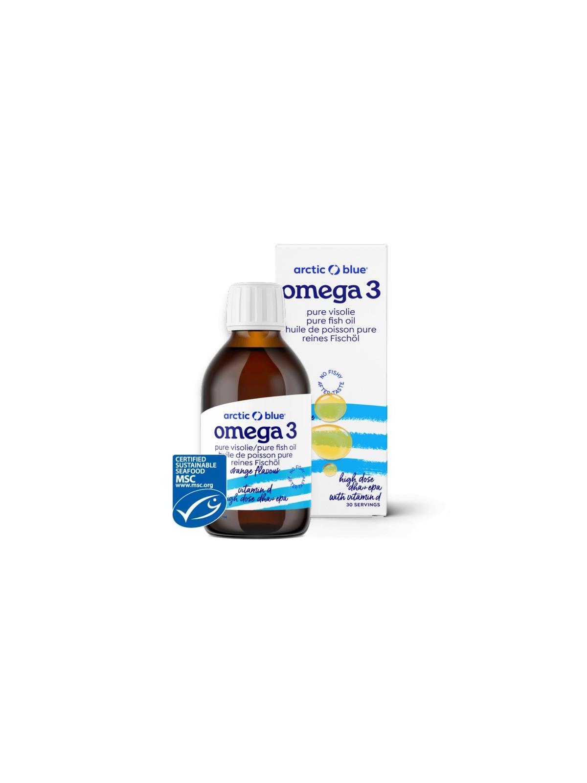 Omega 3 pure visolie met vitamine D