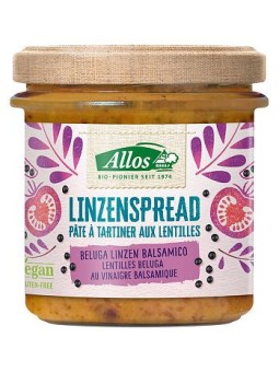 Linzenspread beluga balsamico bio