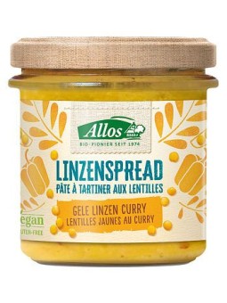 Linzenspread gele curry bio