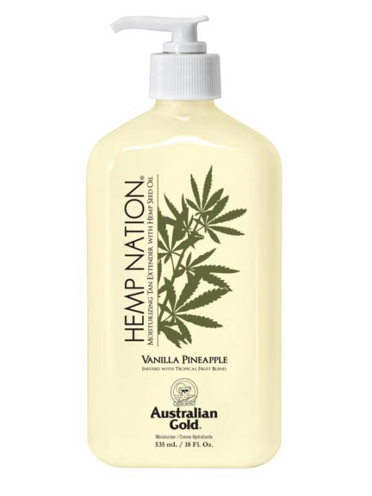 Hemp nation tan extender vanilla pineapple