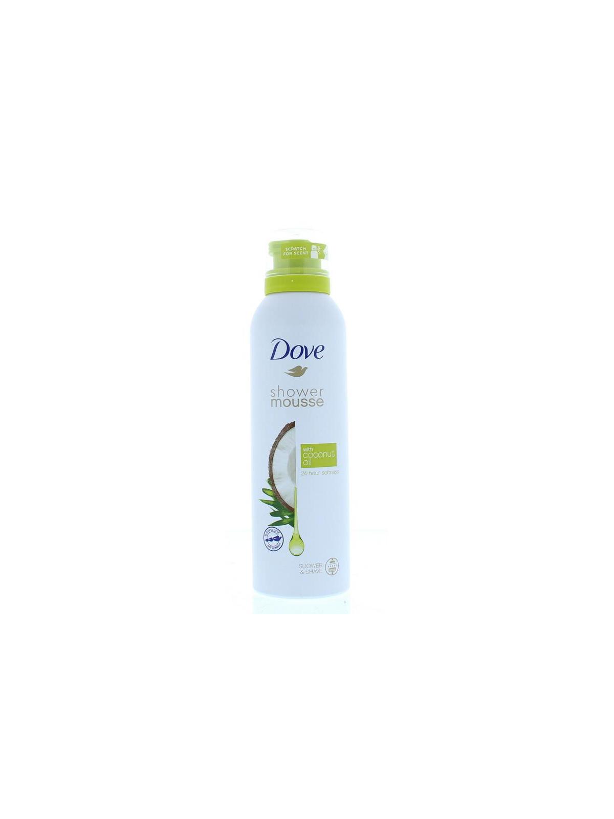 Shower mousse coconut oil