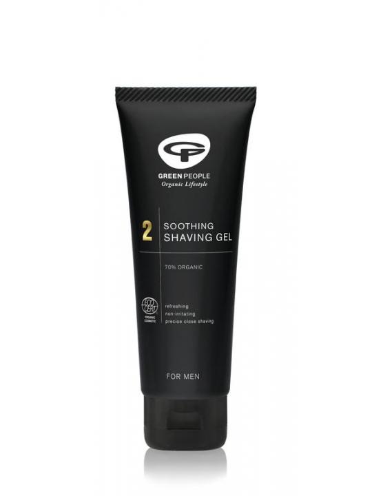 Men shaving gel soothing