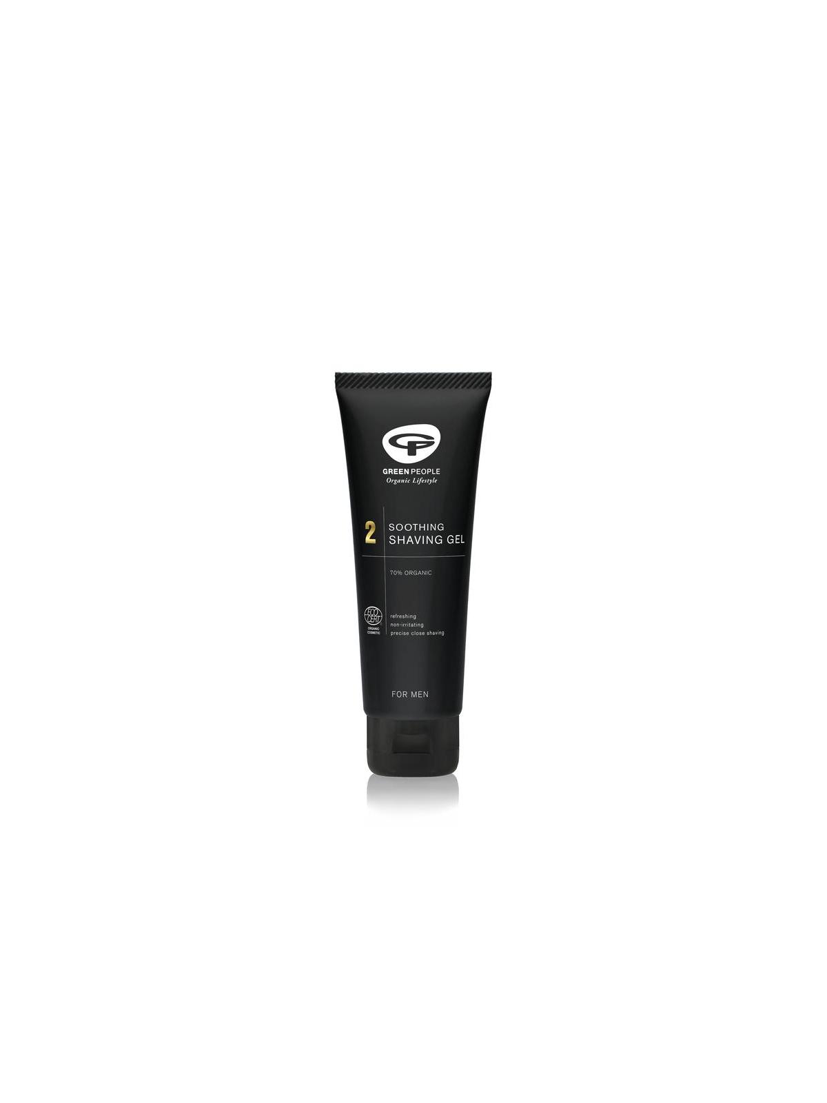 Men shaving gel soothing