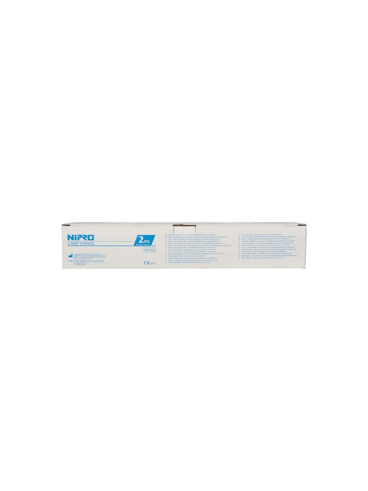 Injectiespuit 2-delig centrisch 2ml