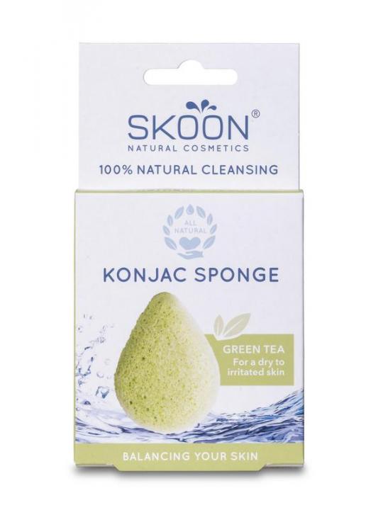 Konjac spons green tea bio