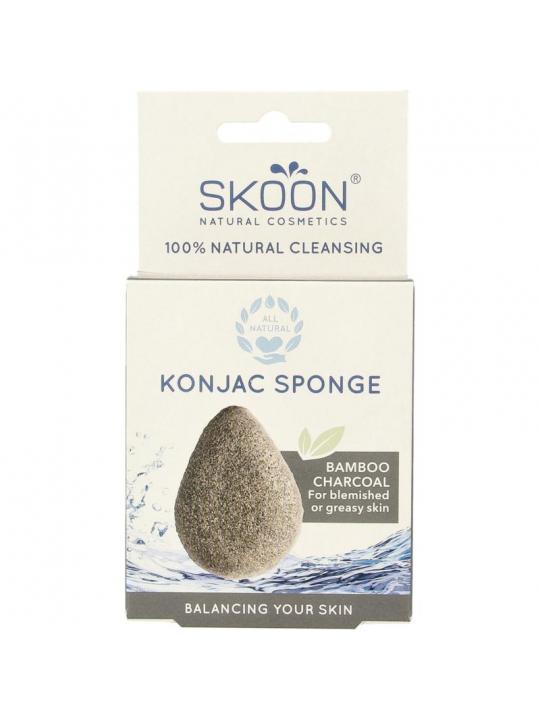 Konjac spons bamboo charcoal bio