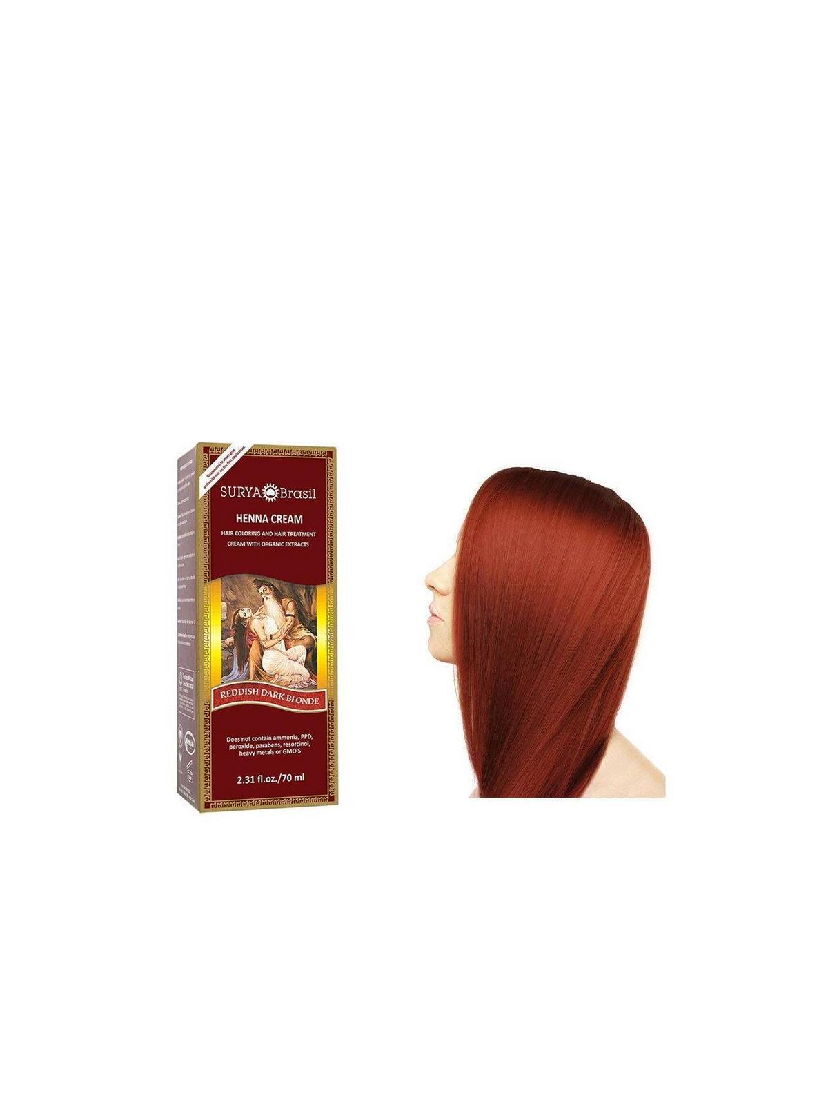 Henna haarverf creme reddish dark blonde