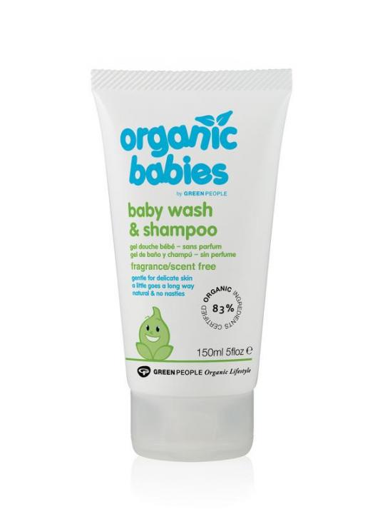 Organic babies baby wash & shampoo scent free