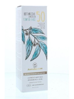 Botanical tinted face - medium tan SPF50