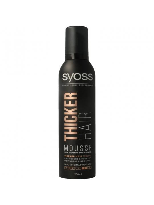 Mousse thicker hair