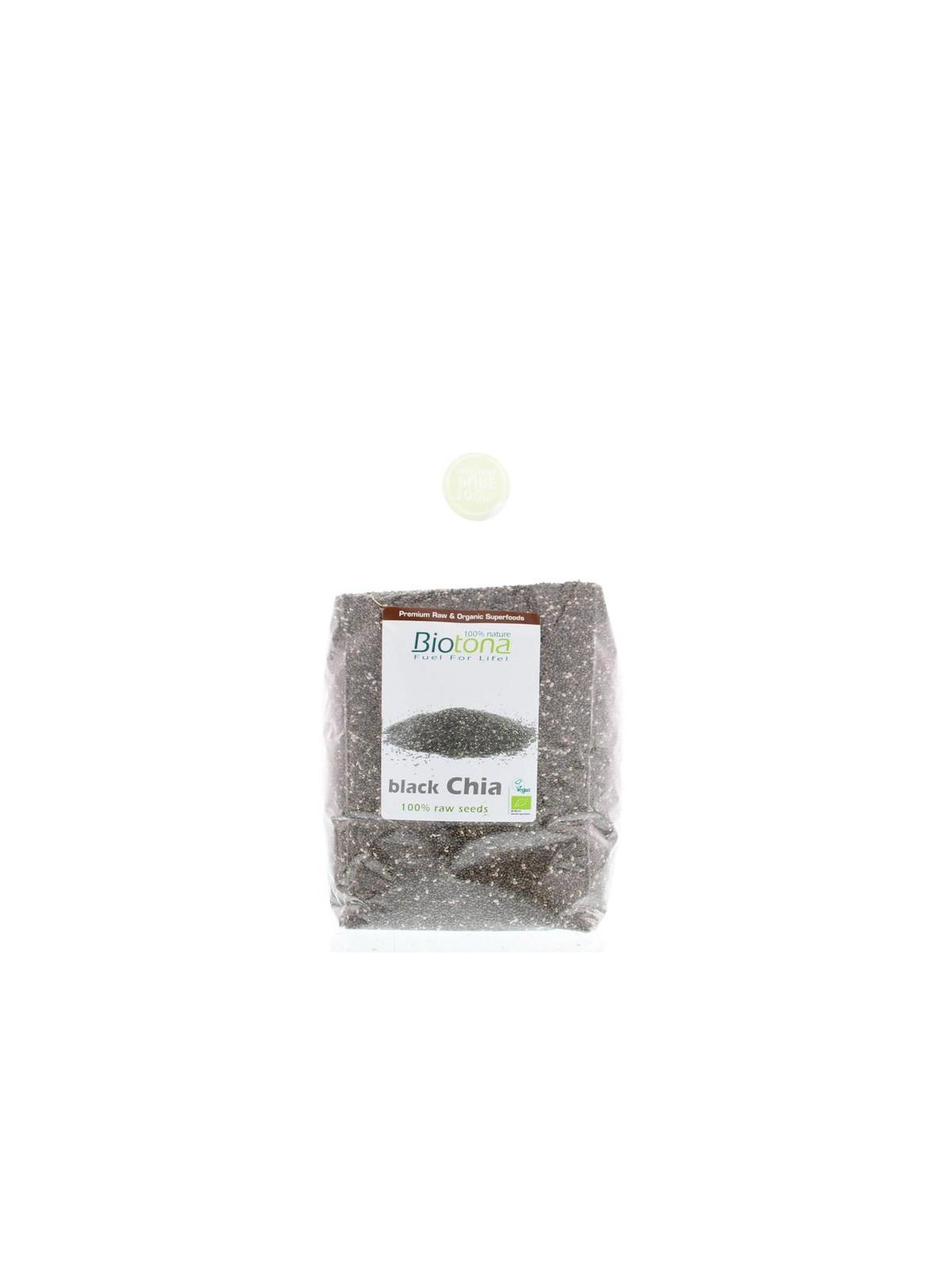 Black chia raw seeds bio