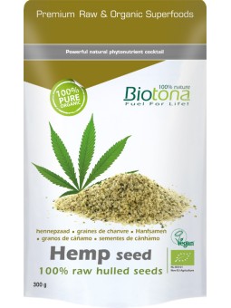 Hemp raw hulled seeds bio