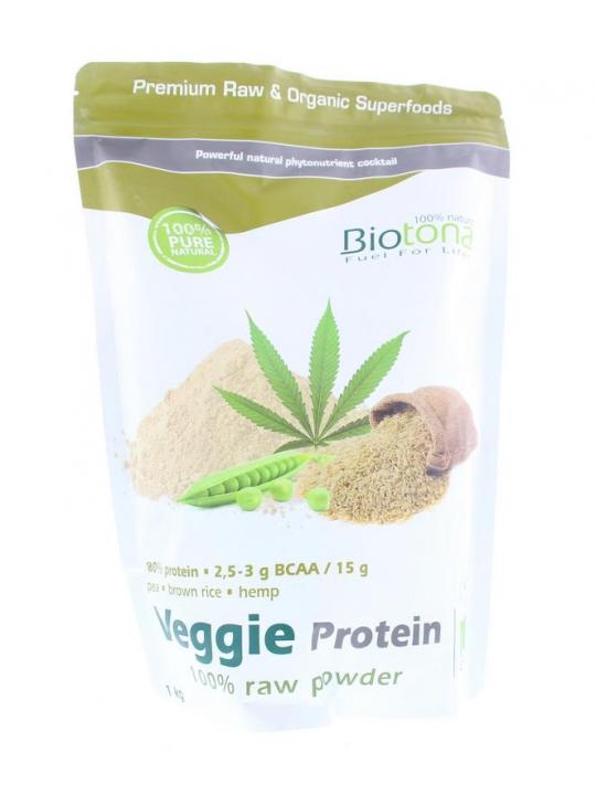 Veggie protein raw bio