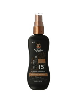 Spray gel met bronzer SPF15