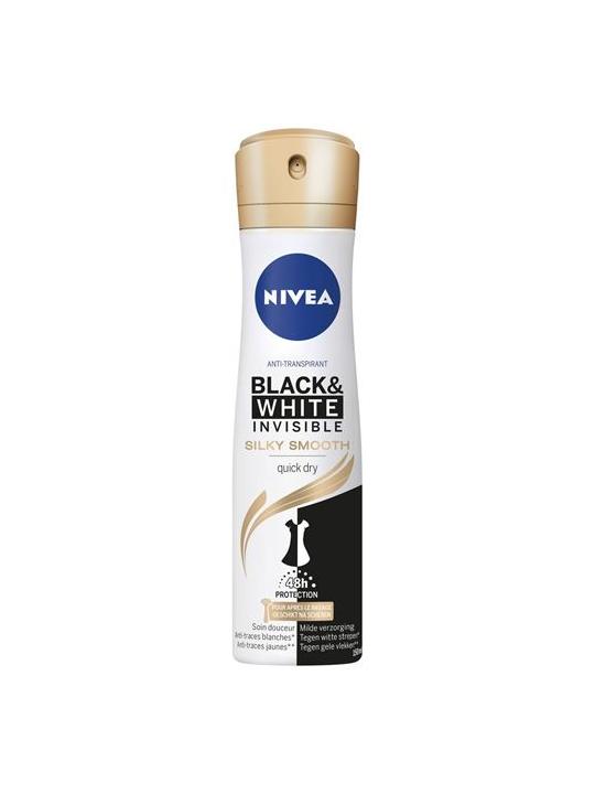 Deodorant black & white silky smooth spray