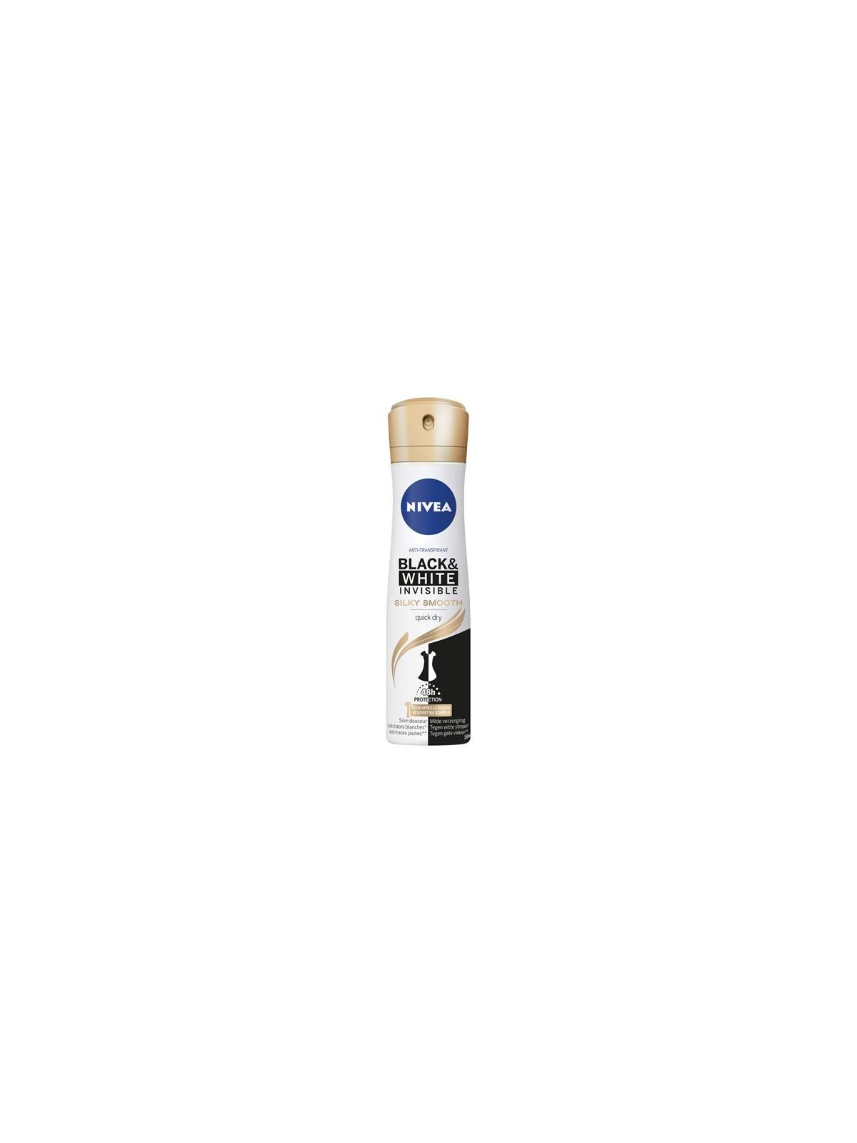 Deodorant black & white silky smooth spray
