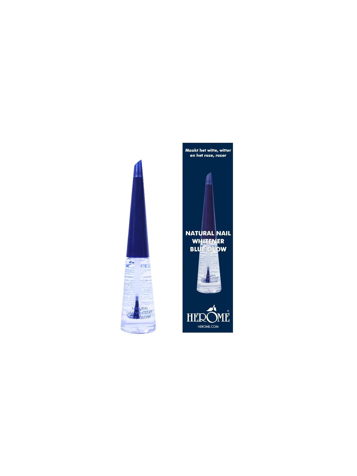 Natural nail whitener blue glow