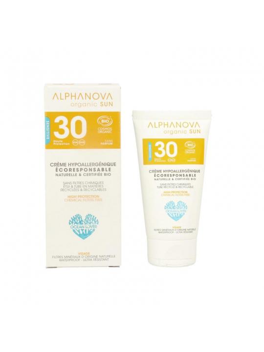 Sun creme bij zonne allergie en waterproof SPF30
